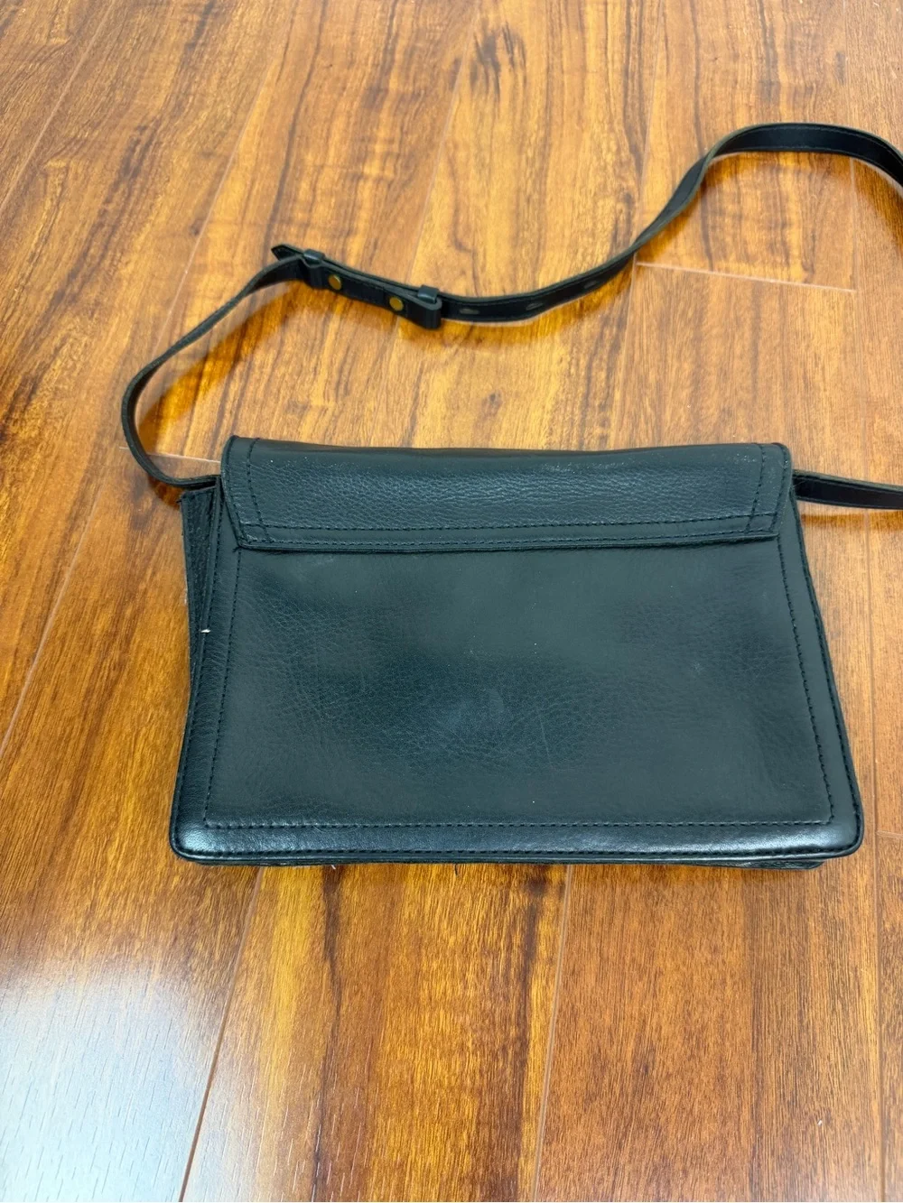 Madewell Black Sketchbook Bag Leather Crossbody